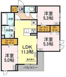 グラナーデ鹿浜の物件間取画像